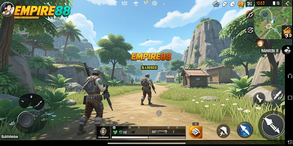 Screenshot dari gameplay EMPIRE88 yang memukau dalam dunia Open World.