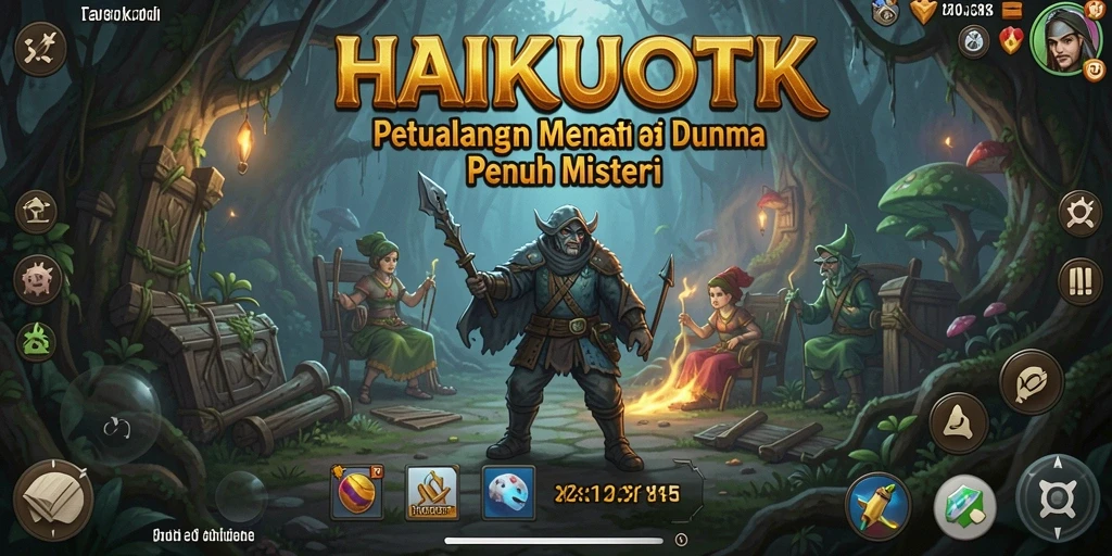 Tampilan gameplay HAIKUOTK yang mendebarkan dalam menjelajahi dunia petualangan.