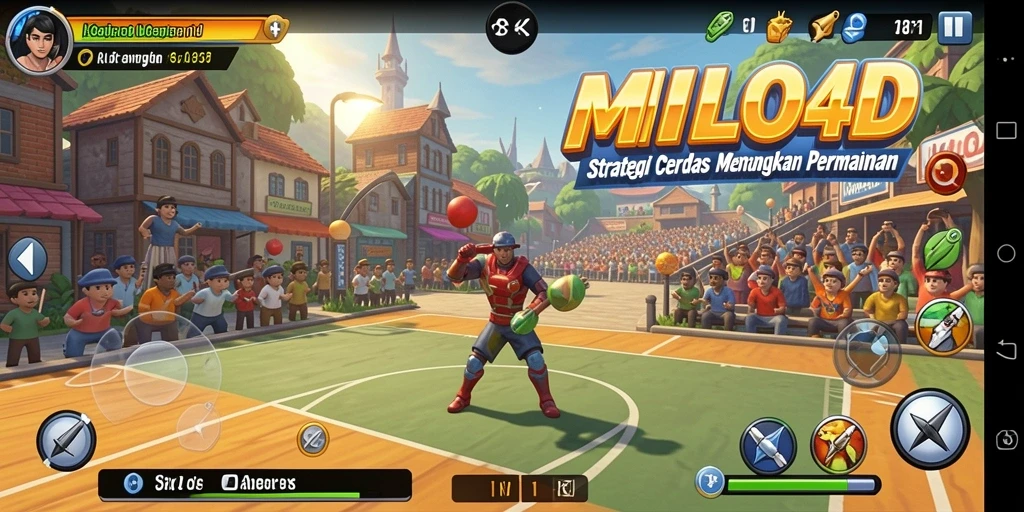 Screenshot gameplay strategis yang mendebarkan di MILO4D.