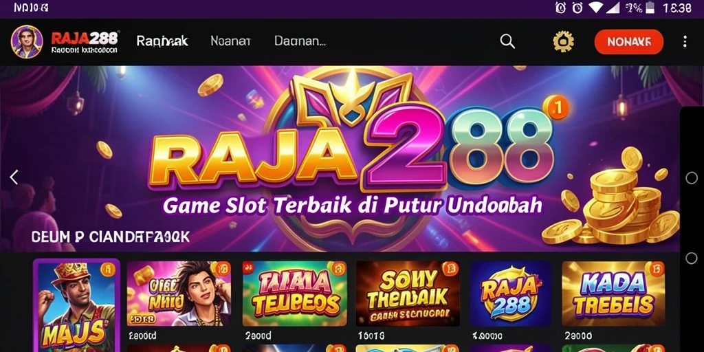 Tampilan gameplay menarik dan seru di RAJA288.