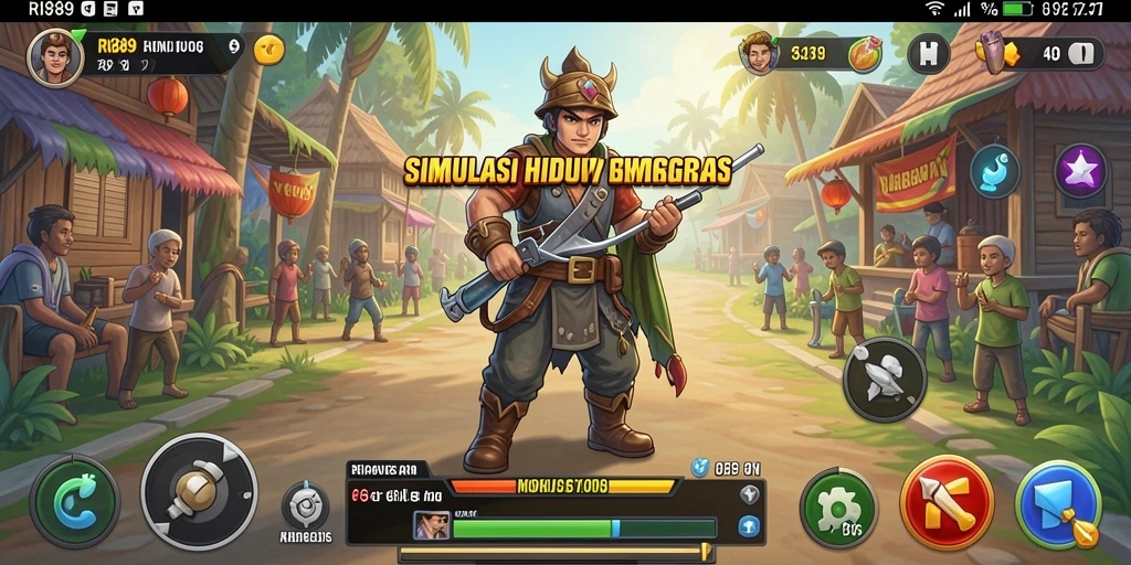 Tampilan gameplay yang mendetail dan menarik dari RI889.