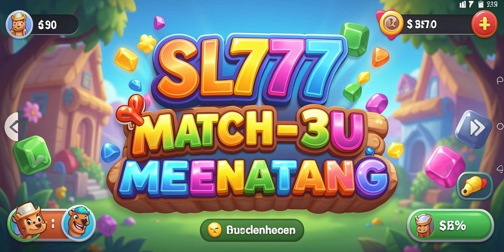 Tampilan gameplay <strong>SL777</strong> yang penuh warna dan menantang.