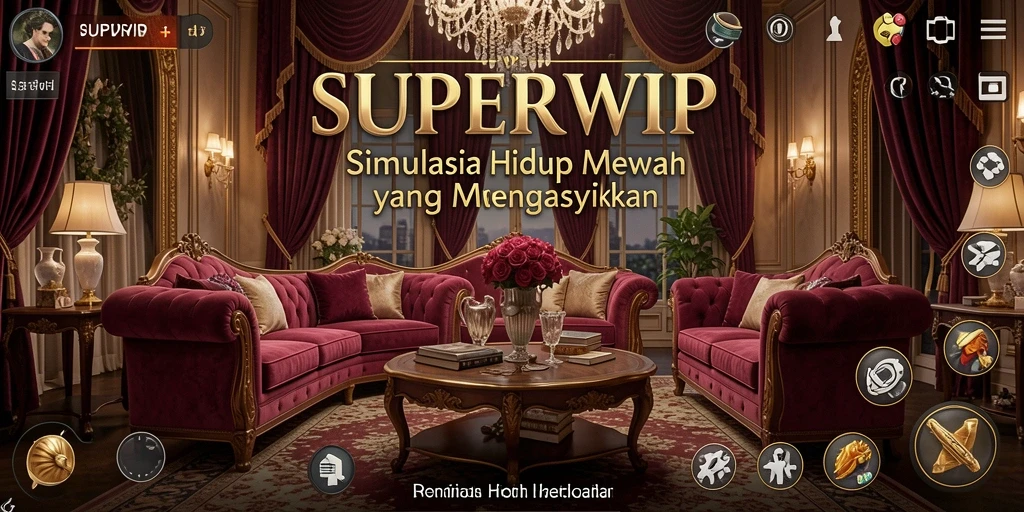 Tangkapan layar gameplay SUPERVIP yang menarik dan interaktif.